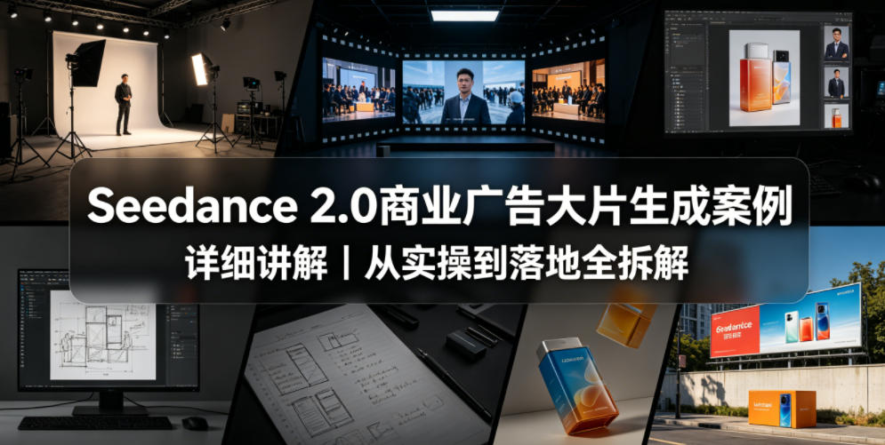 Seedance 2.0商业广告大片生成案例详细讲解｜从实操到落地全拆解-百盟网