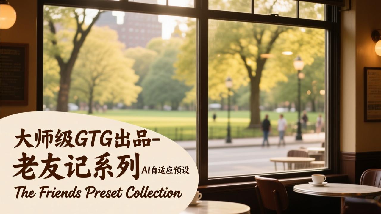 大师级GTG出品-老友记系列AI自适应预设The Friends Preset Collection-百盟网