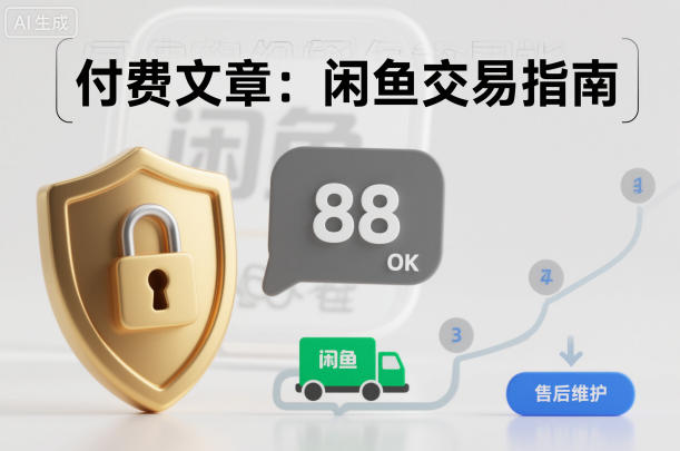付费文章：闲鱼交易指南，怎么才能降低被坑被马扁的概率-百盟网