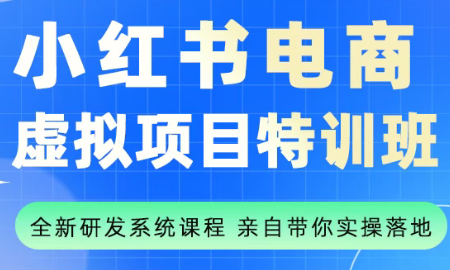 陆明明·小红书虚拟项目特训班(更新9月)-百盟网
