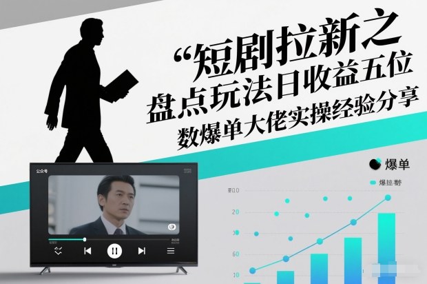 短剧拉新之盘点玩法日收益五位数爆单大佬实操经验分享-百盟网