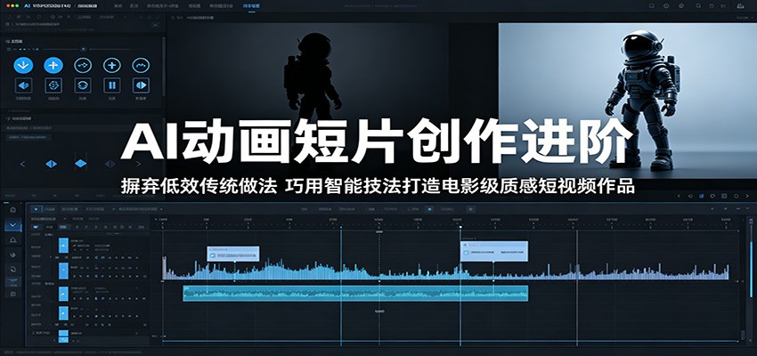 AI动画短片创作进阶：摒弃低效传统做法，巧用智能技法打造电影级质感短视频作品-百盟网