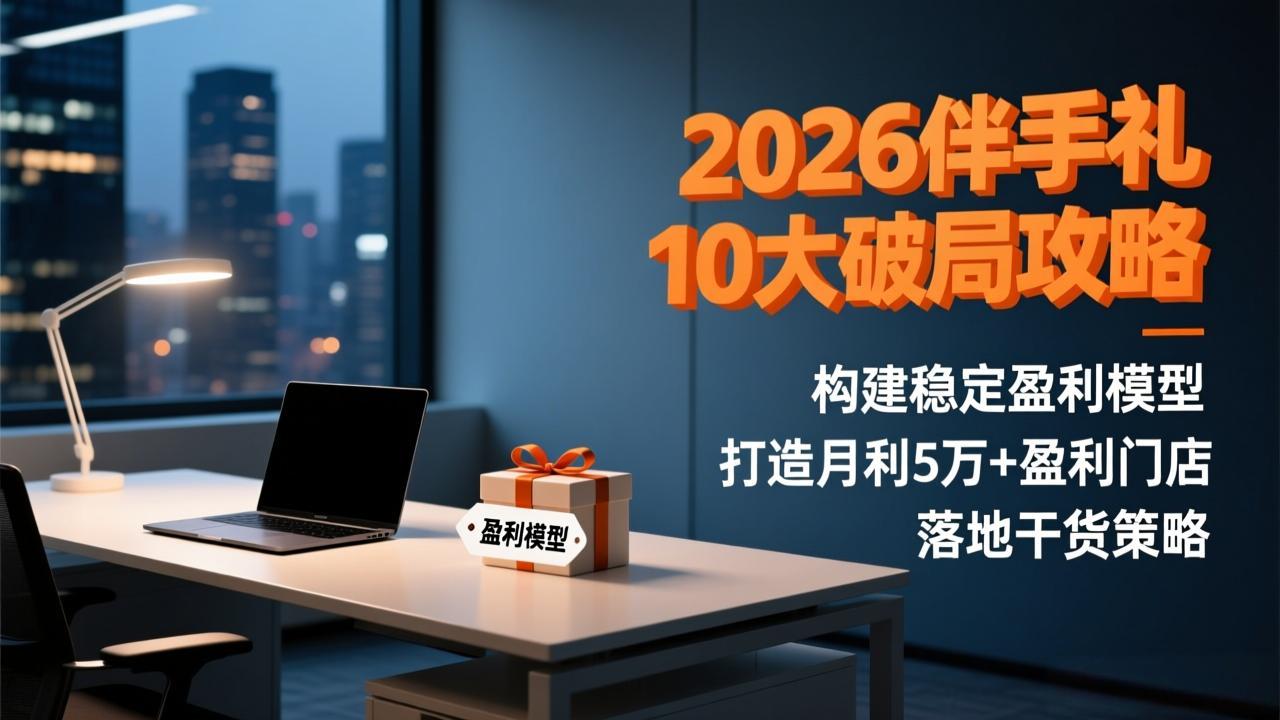 2026伴手礼10大破局攻略:构建稳定盈利模型,打造月利5万+盈利门店,落地干货策略-百盟网