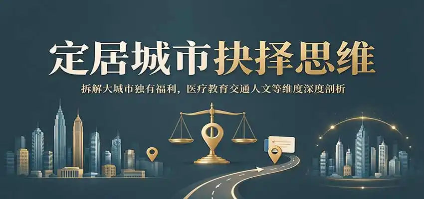定居城市抉择思维：拆解大城市独有福利，医疗教育交通人文等维度深度剖析-百盟网