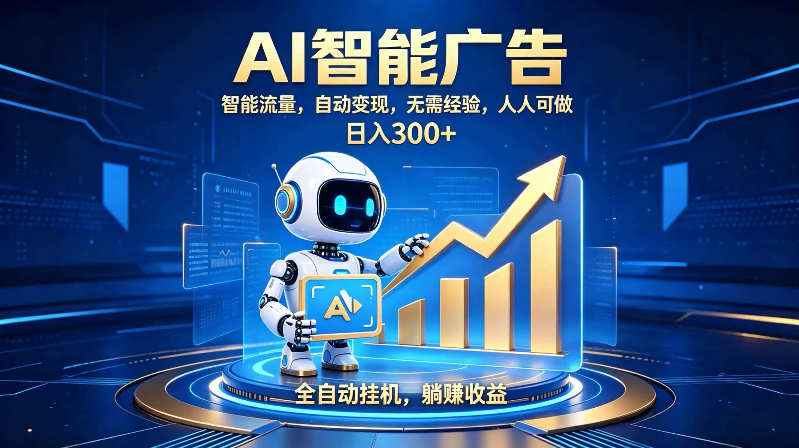 轻资产新赛道,全自动AI广告,打造持续收益-百盟网