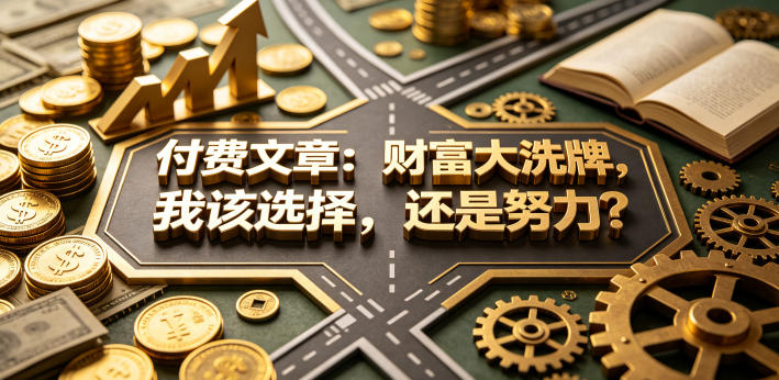 付费文章:财富大洗牌,我该选择,还是努力?-百盟网