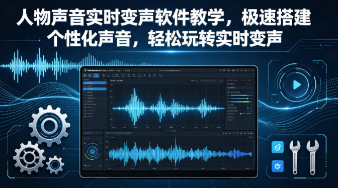 人物声音实时变声软件教学,极速搭建个性化声音,轻松玩转实时变声-百盟网