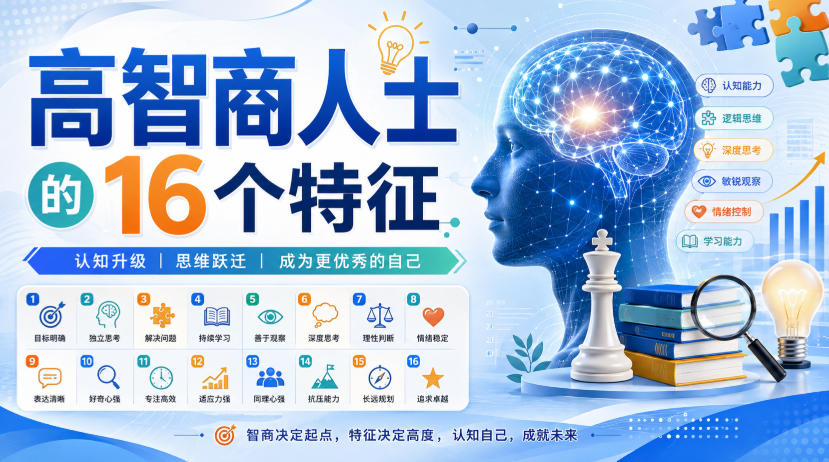 付费文章：高智商人士的16个特征-百盟网