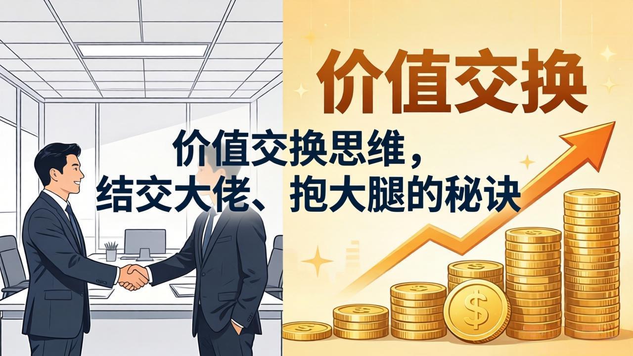 某付费文章:价值交换思维,结交大佬、抱大腿的秘诀-百盟网