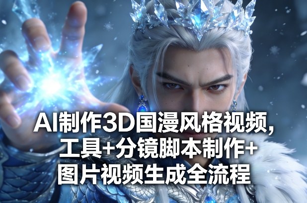 AI制作3D国漫风格视频，工具+分镜脚本制作+图片视频生成全流程-百盟网