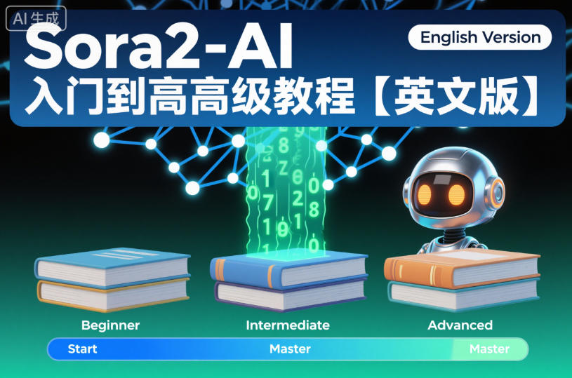 Sora2-AI入门到高级教程【英文版】-百盟网