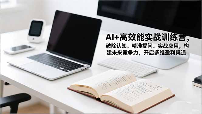 AI+高效能实战训练营，破除认知、精准提问、实战应用，构建未来竞争力，开启多维盈利渠道-百盟网