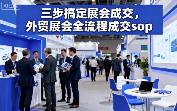 三步搞定展会成交，外贸展会全流程成交sop-百盟网