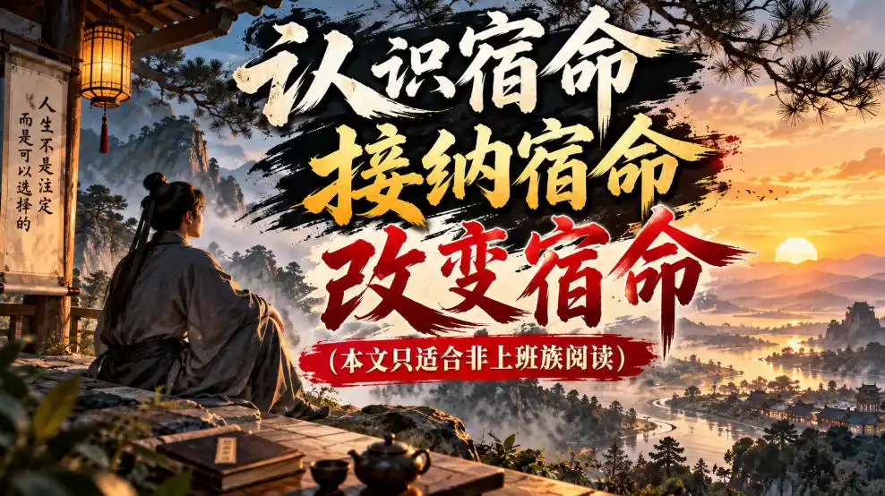 某公众号付费文章：认识宿命，接纳宿命，改变宿命(本文只适合非上班族阅读)-百盟网