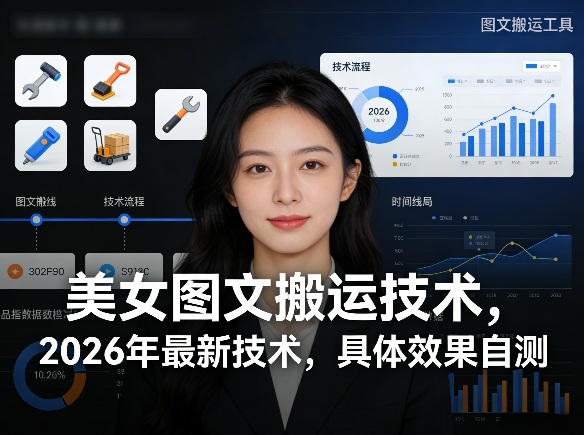 美女图文搬运技术，2026年最新技术，具体效果自测-百盟网