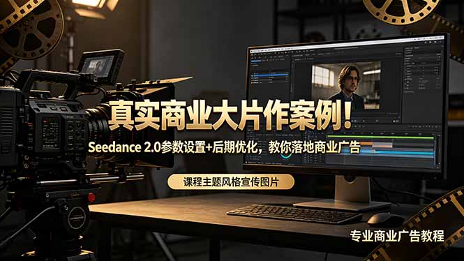 真实商业大片作案例！Seedance 2.0参数设置+后期优化，教你落地商业广告-百盟网
