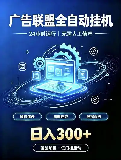广告联盟全自动挂G，24小时自动运行，无需人工值守，日收200－500+【揭秘】-百盟网