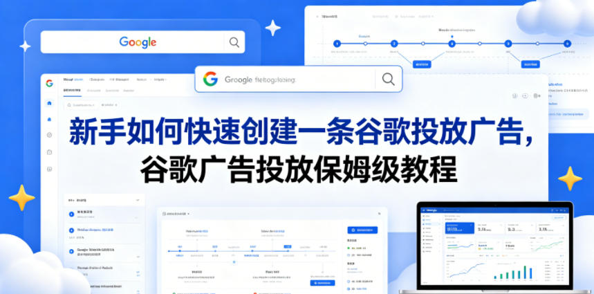 新手如何快速创建一条谷歌投放广告，谷歌广告投放保姆级教程-百盟网