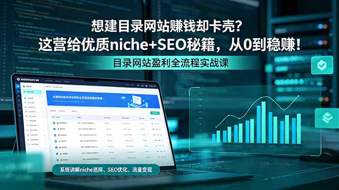 想建目录网站赚钱却卡壳？这营给优质 niche+SEO 秘籍，从 0 到稳赚！-百盟网