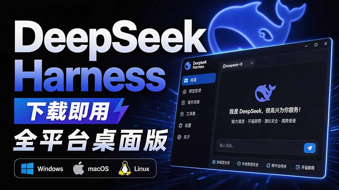 Github上近20万 Stars ，Harness 现在可以双击运行使用了， Harness 全平台桌面版 DSH Desktop-百盟网