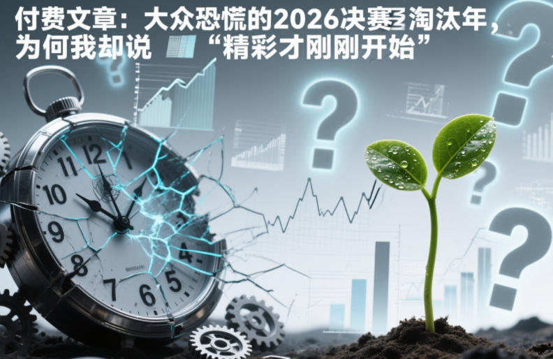 付费文章：大众恐慌的2026决赛淘汰年，为何我却说“精彩才刚刚开始”？-百盟网