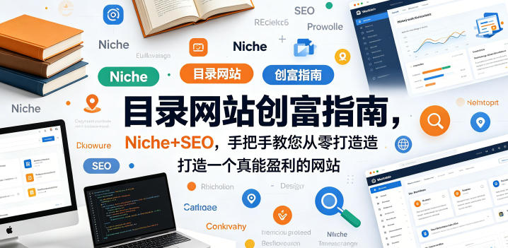 目录网站创富指南，Niche+SEO，手把手教您从零打造打造一个真能盈利的网站【原创双语字幕】-百盟网