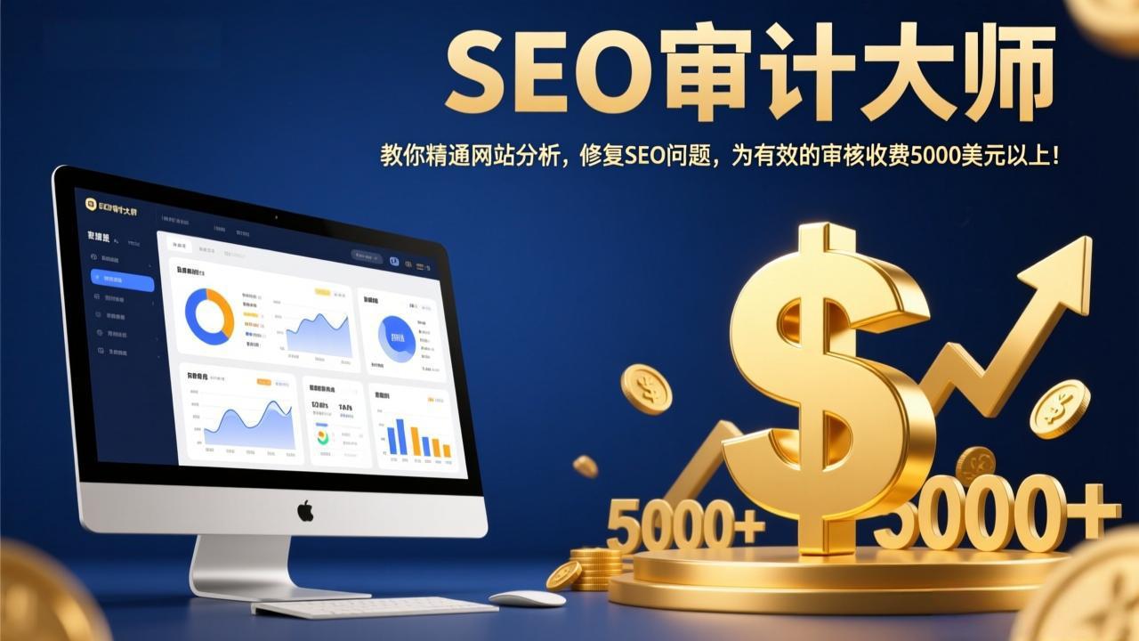 SEO审计大师：教你精通网站分析，修复SEO问题，为有效的审核收费5000美元以上！-百盟网