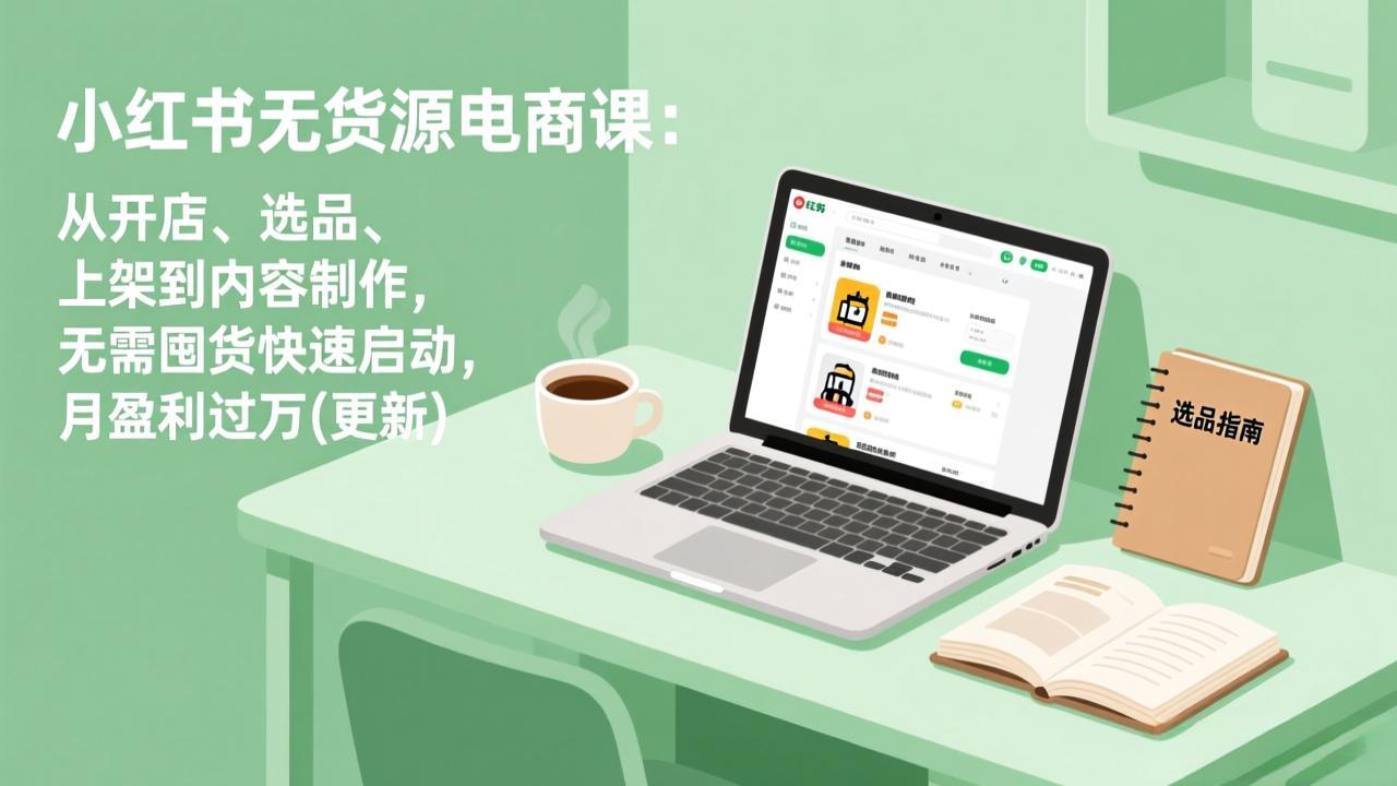 小红书无货源电商课(4月20更新-百盟网