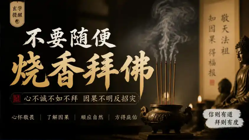 某公众号付费文章：玄学提醒：不要随便烧香拜佛-百盟网