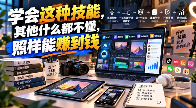 某公众号付费文章：学会这种技能，其他什么都不懂，照样能賺到钱-百盟网