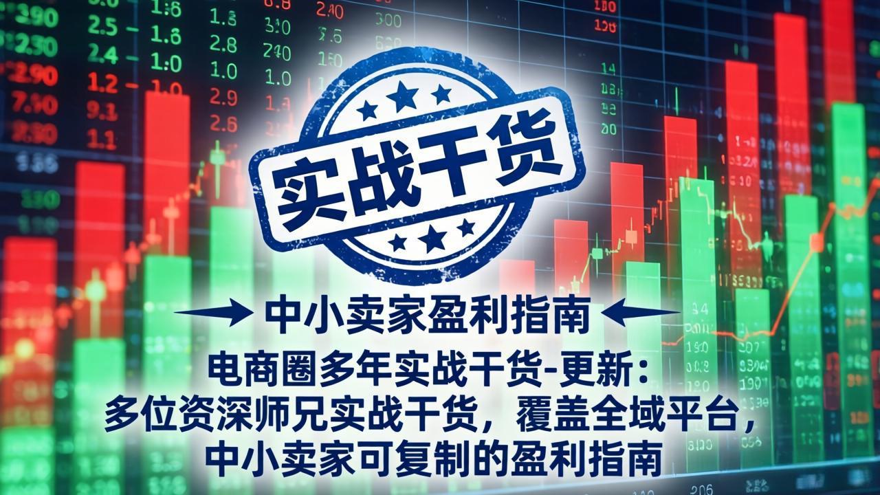 电商圈多年实战干货-更新5月20：多位资深师兄实战干货/覆盖全域平台，中小卖家可复制的盈利指南-百盟网