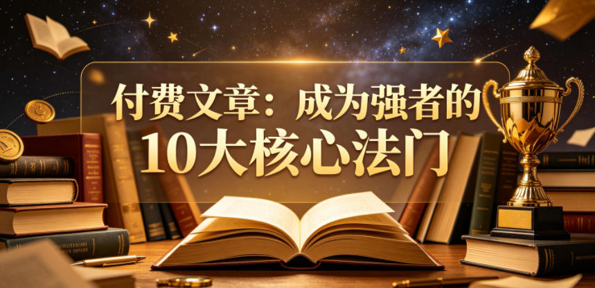 付费文章：成为强者的10大核心法门-百盟网