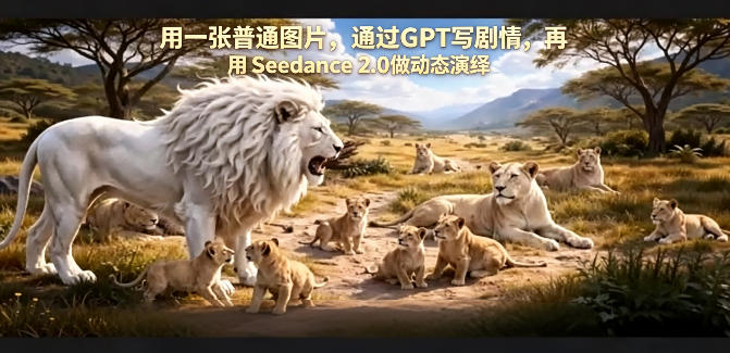 用一张普通图片,通过GPT写剧情,再用Seedance 2.0做动态演绎,居然能生成迪士尼风格搞笑动画-百盟网