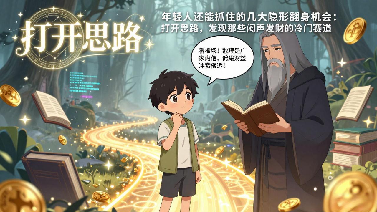 付费文1+2：年轻人还能抓住的几大隐形翻身机会：打开思路，发现那些闷声发财的冷门赛道-百盟网