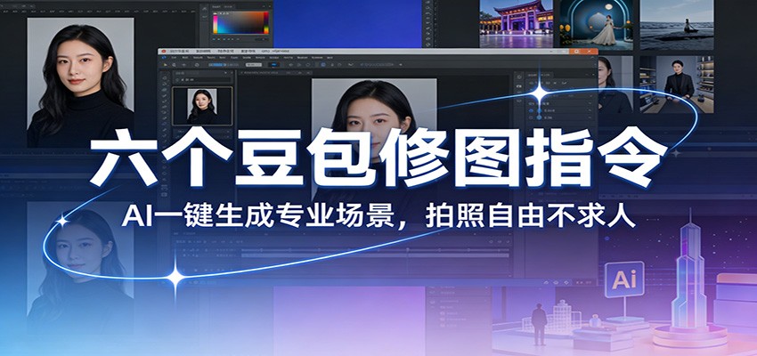 六个豆包修图指令：AI 一键生成专业场景，拍照自由不求人-百盟网