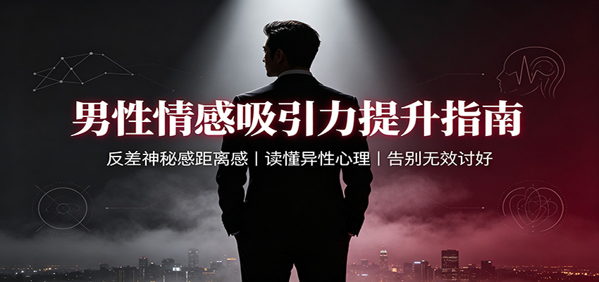 男性情感吸引力提升指南：反差神秘感距离感，读懂异性心理，告别无效讨好-百盟网
