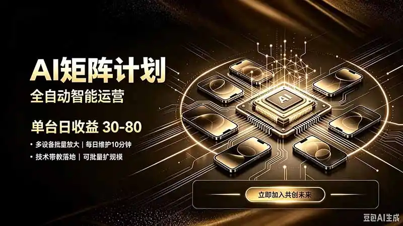 AI智能对话，矩阵规模化创业，全程技术扶持，长久稳定，日入800+-百盟网