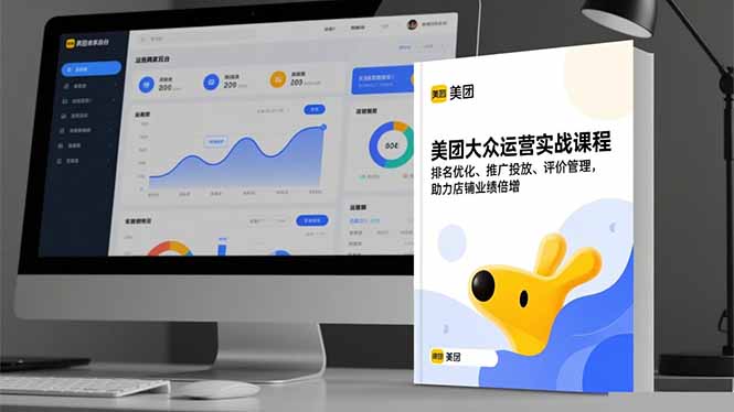 美团大众运营实战课程，排名优化、推广投放、评价管理，助力店铺业绩倍增-百盟网