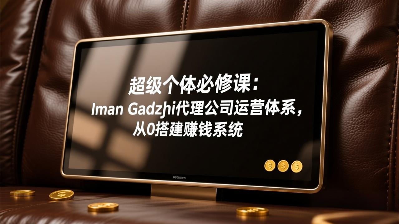 超级个体必修课：Iman Gadzhi代理公司运营体系，从0搭建赚钱系统-百盟网